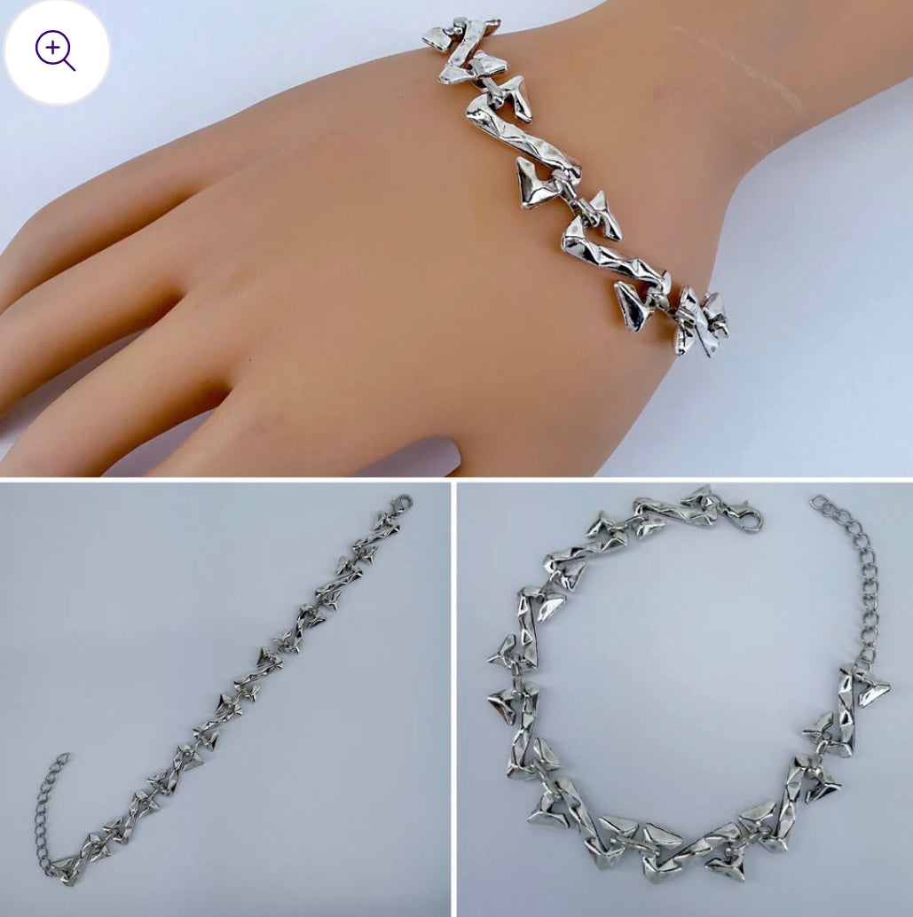 Z Necklace & Bracelet Set