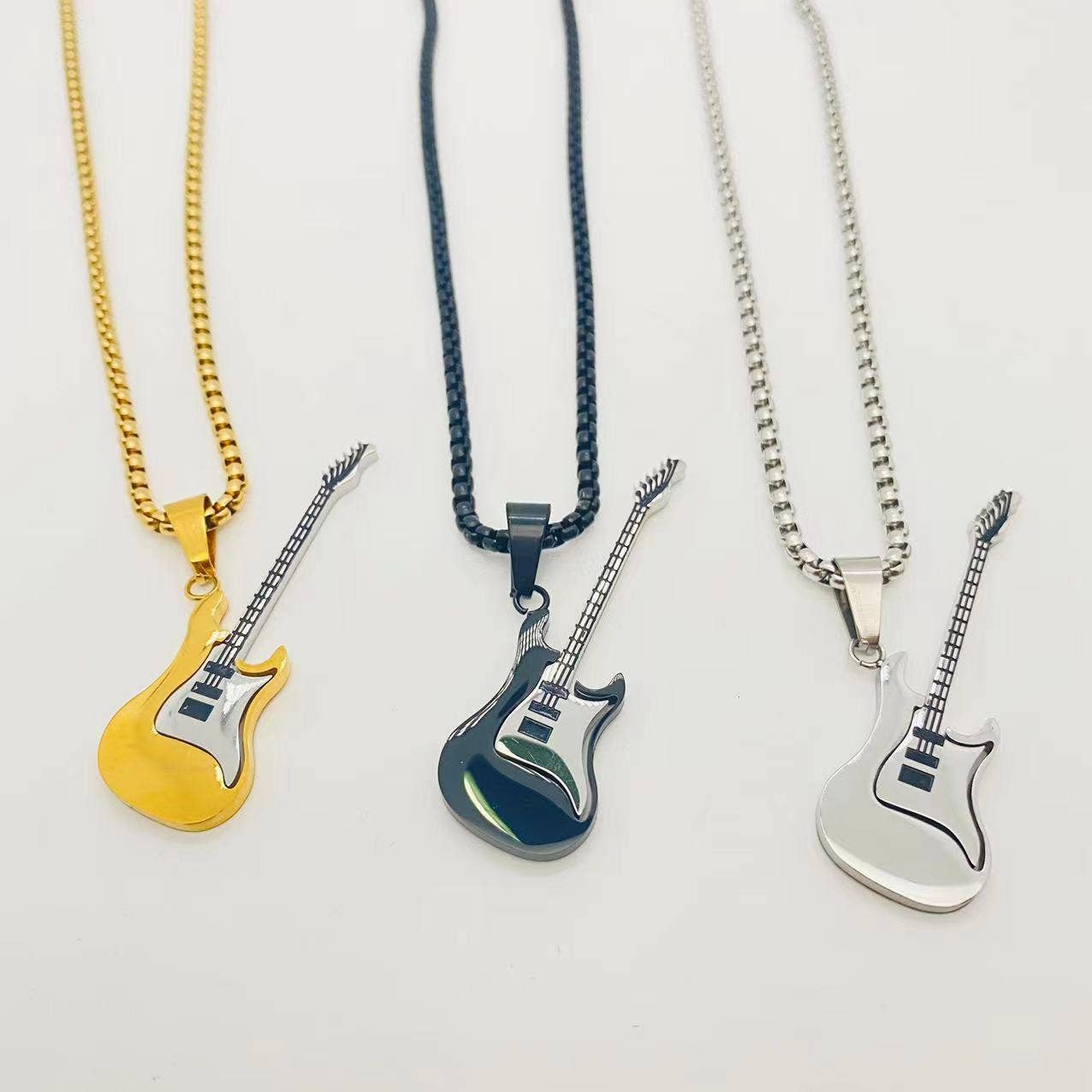 Street Guitar Necklace