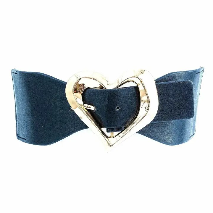 Gold Heart Buckle Belt