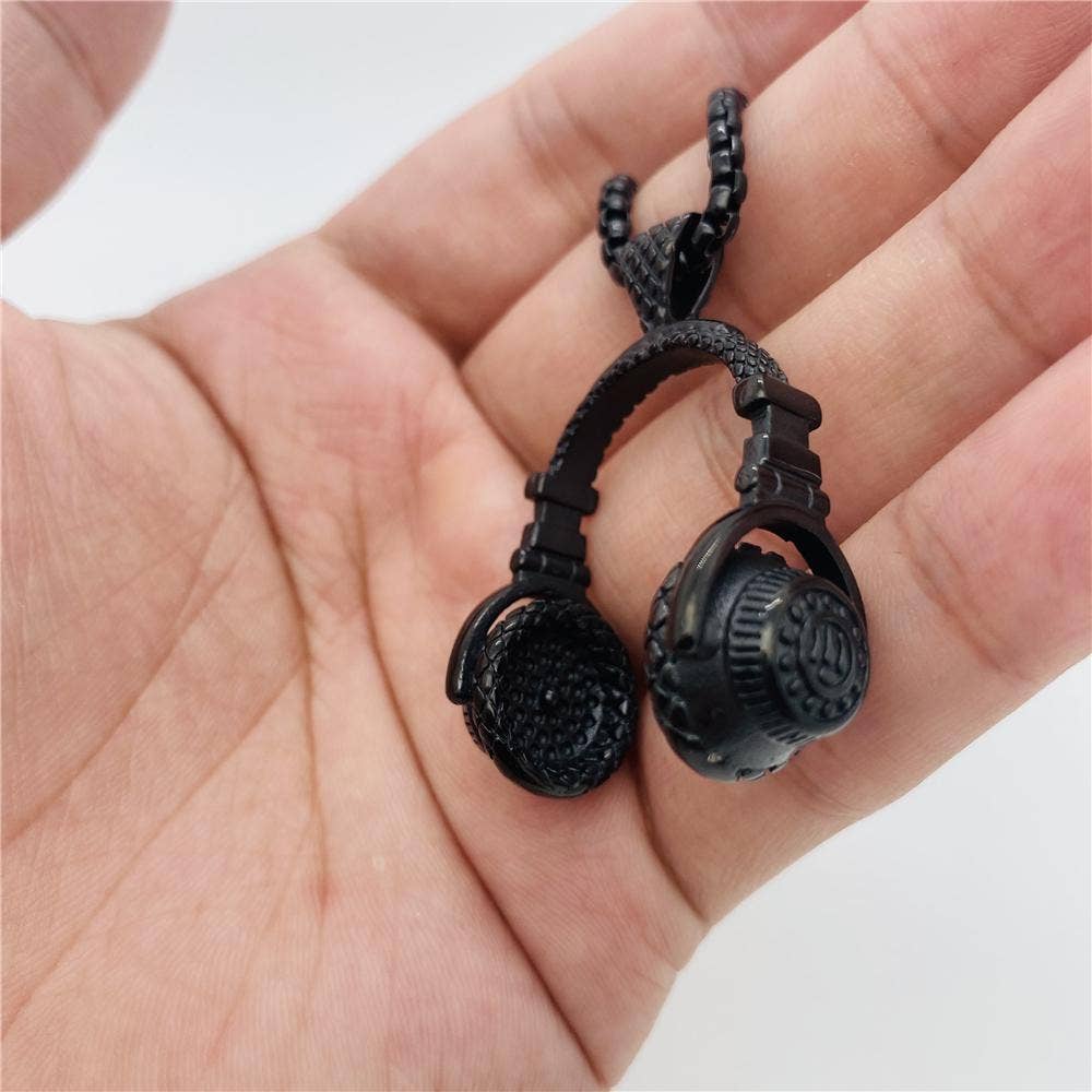 Music Headphones Necklace